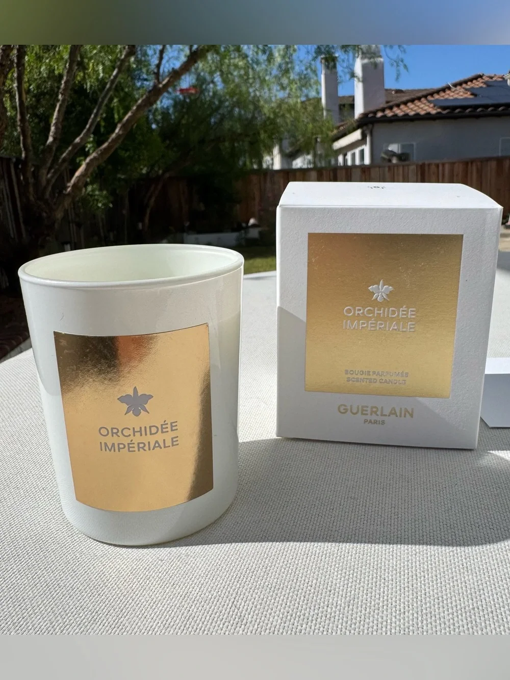NEW Guerlain Orchidée Impériale 180g Candle Exclusive VIP Gift Set